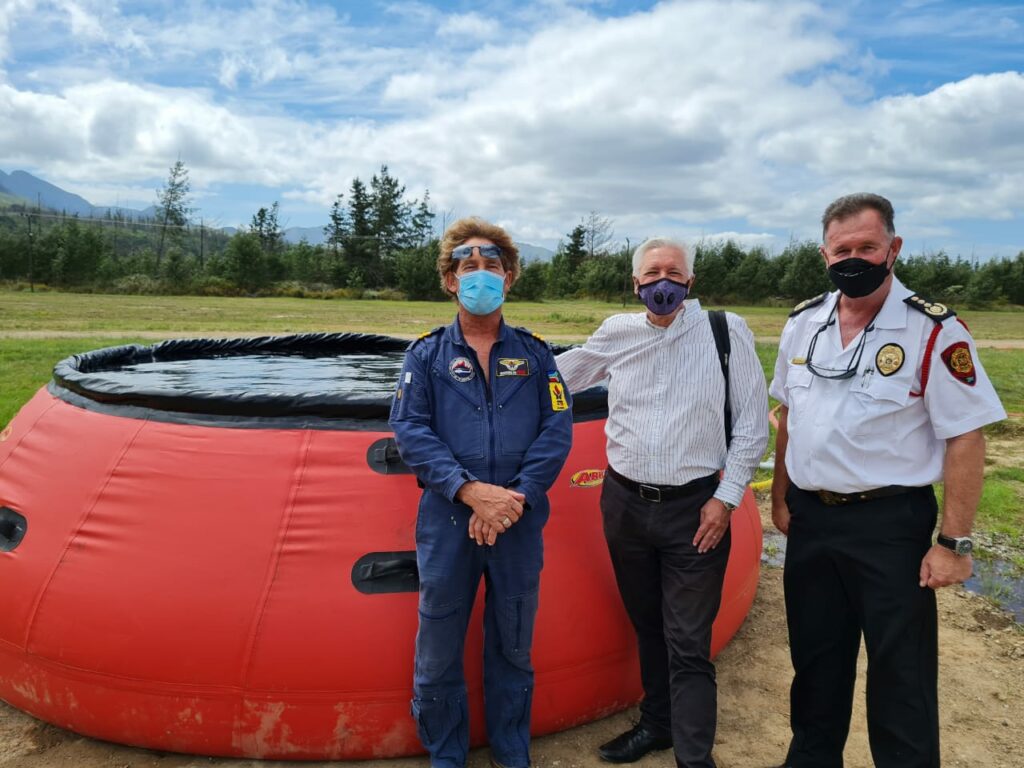 Fire management demonstration of aerial capabilities