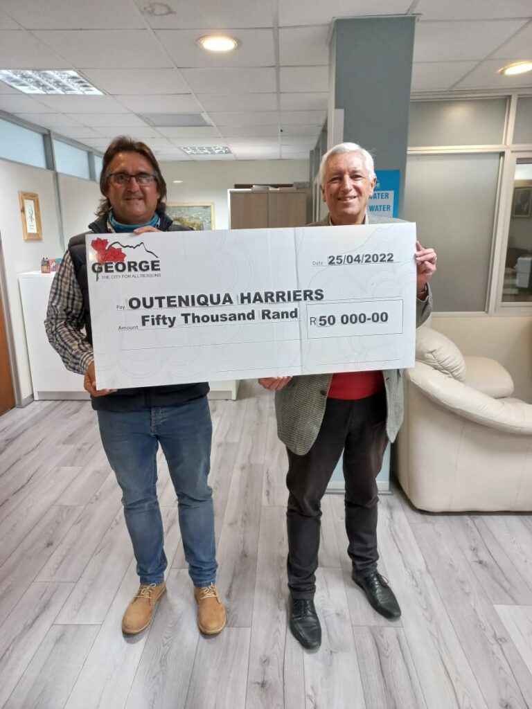 Outeniqua Marathon op hande en George Munisipaliteit borg R50 000