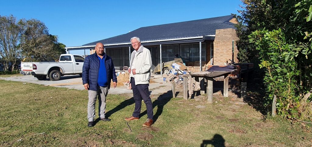 RESTORATION OF THE ROOIRIVIERRIF CLUBHOUSE WHICH WAS GUTTED IN NOVEMBER 2018 IS REACHING ITS COMPLETION