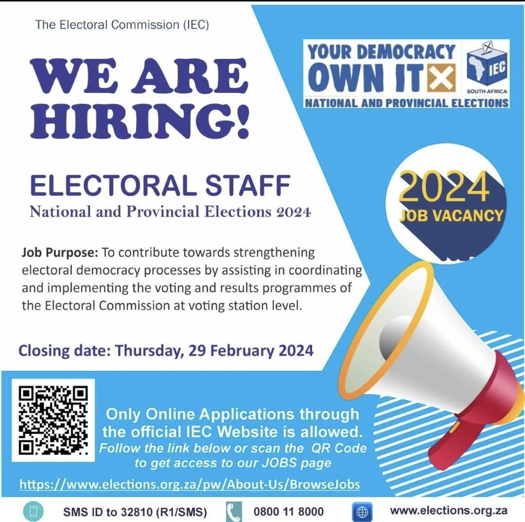 IEC eRecruitment for the National & Provincial Elections 2025