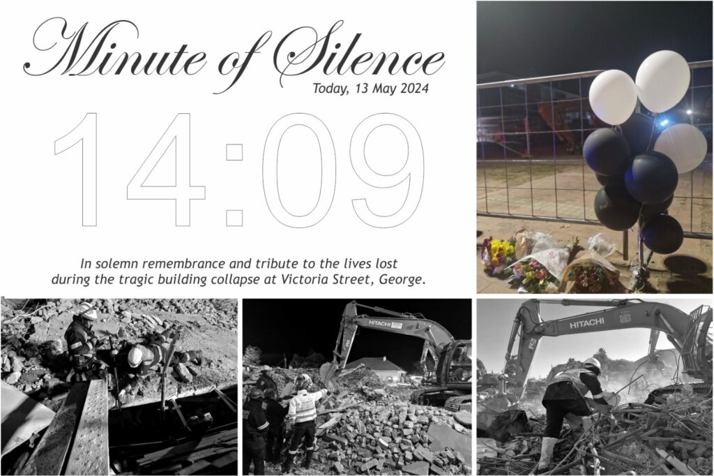 MEDIA UPDATE - Victoria Street Building Collapse - MOMENT OF SILENCE, May 13th, 10:45 AM