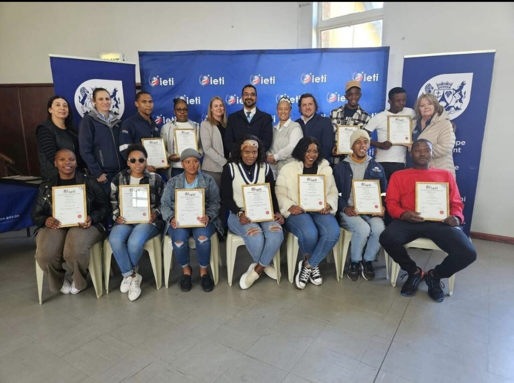 Certificates Awarded to Participants of the Community House Building Learnership