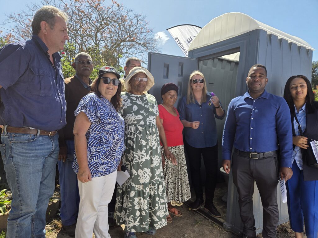 George Municipality hands over buffalo tank flush toilets in Syferfontein and Wilderness Heights