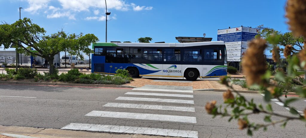Traffic officers hop on bus to champion pedestrian safety