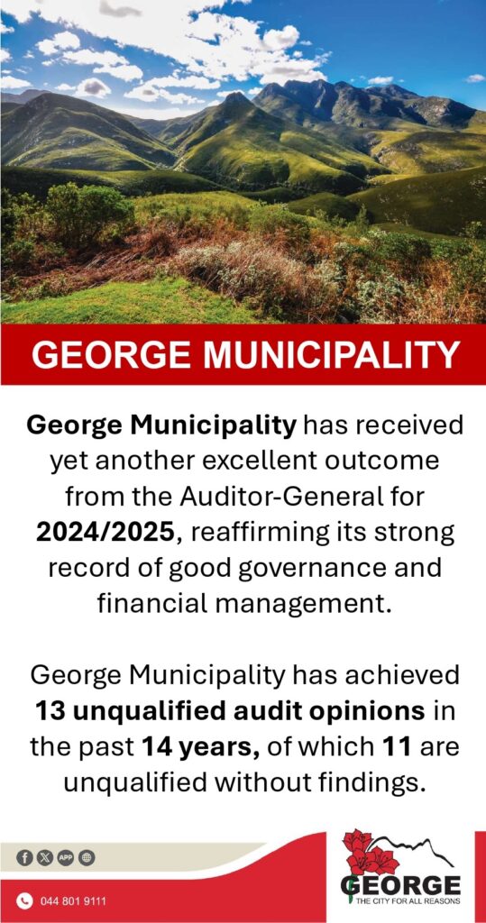 George Municipality delivers sustained strong audit results