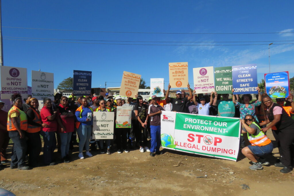 Silent Walk Sends Strong Message to Keep George Clean
